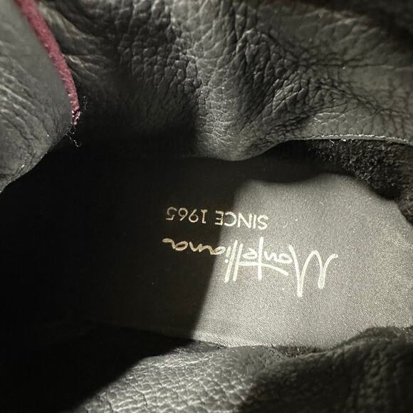 Montelliana NWOB Claudine Leather Lug Sole Boot in Bordeaux Size 40 (US 10) - Picture 10 of 10